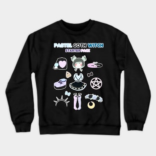 Pastel Goth Witch Crewneck Sweatshirt